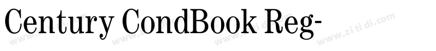 Century CondBook Reg字体转换